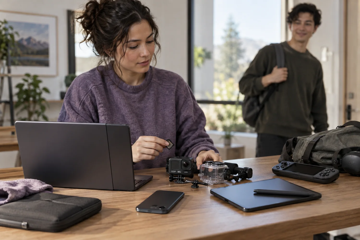 Back up, unlock, then return: A careful handover protects your work and makes the next person's setup possible. Erasure is a sequence, not one button.