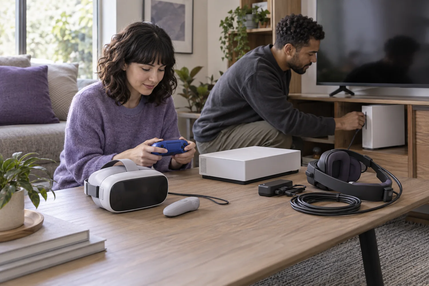 Build a play setup that fits the room: Console families, controller connections and virtual-reality host requirements should be checked before comparing storage.