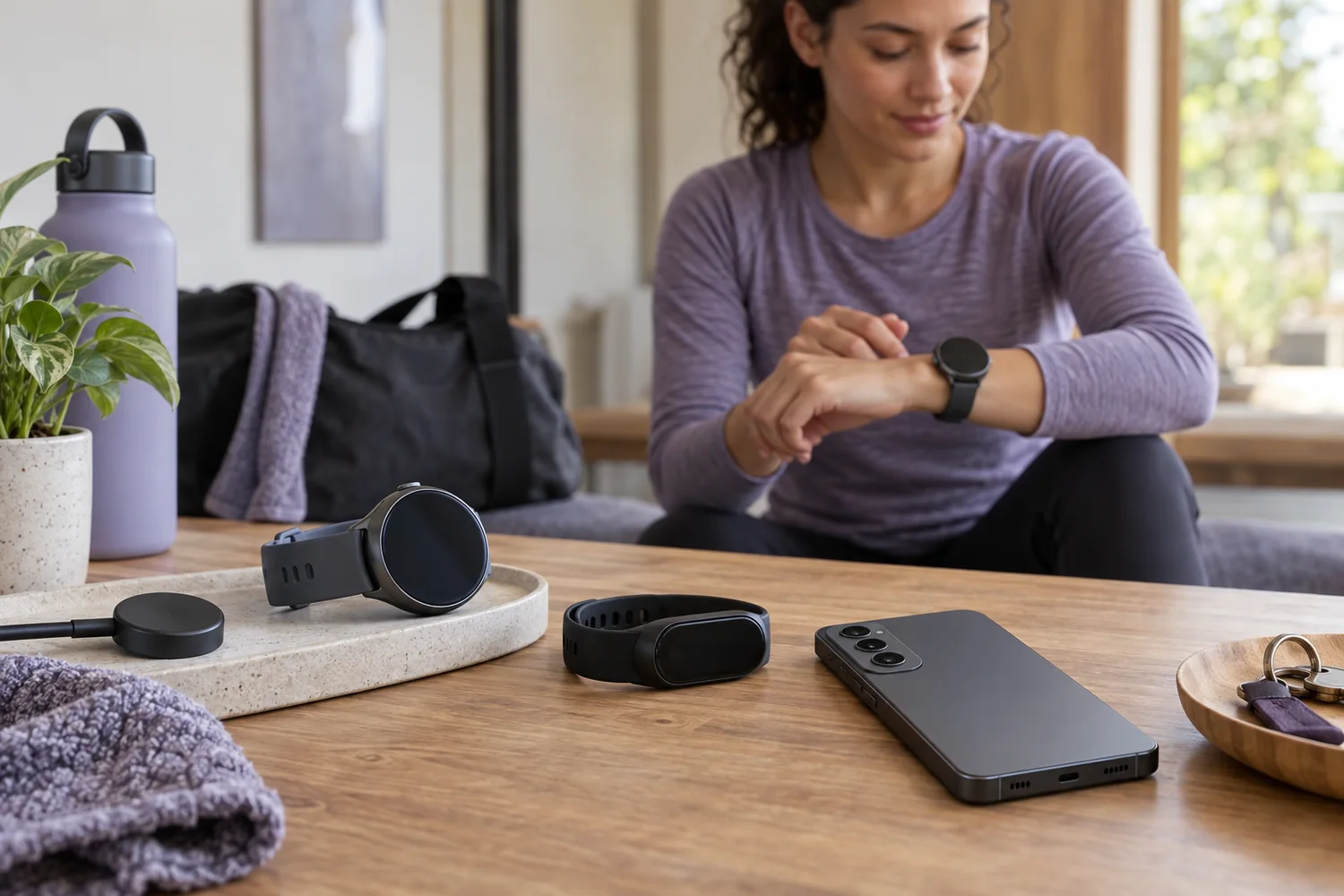Fit the wearable to the routine: Case dimensions, strap material, charging and phone support shape everyday use. A sensor list does not make a medical device.
