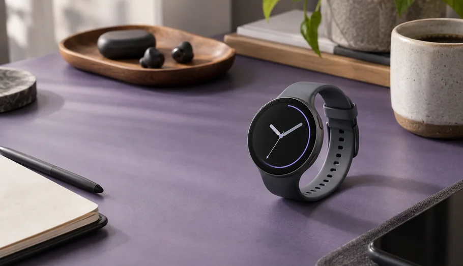 Trace Loop 5 42 Graphite Slate Silicone in the home-spotlight-smartwatches composition