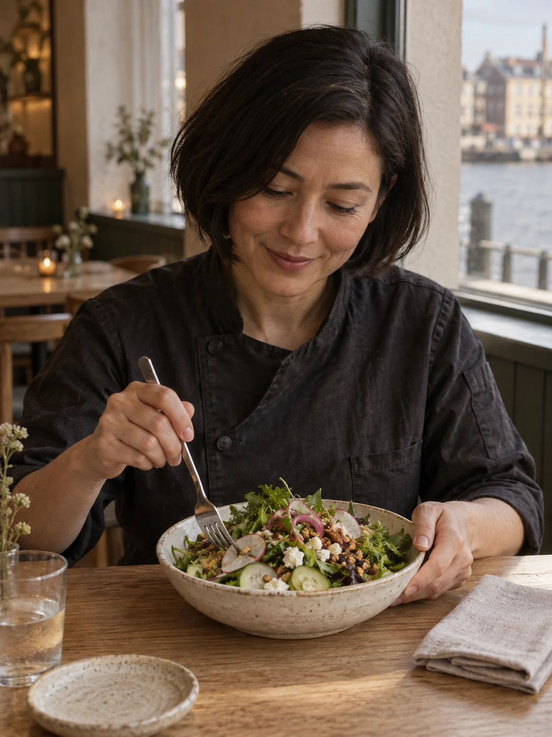 Small lunch salad with its full listed ingredients. Independent composition supporting this article; food must match the linked recipe.