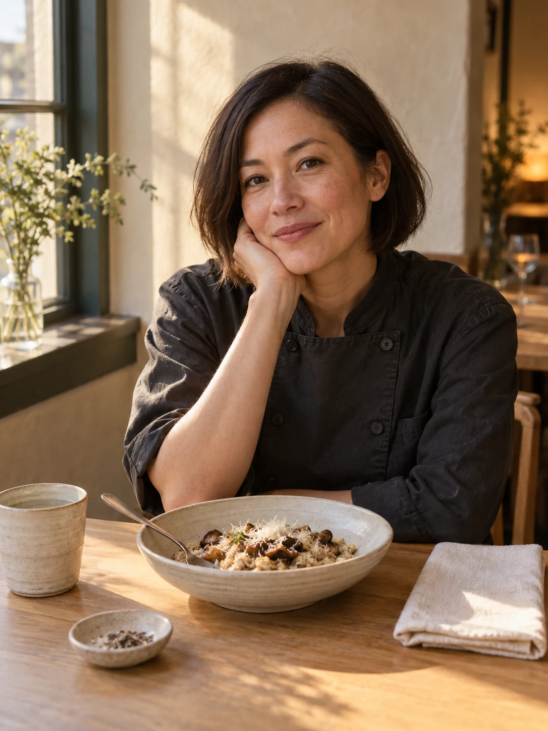 Warm light through a window onto a plain napkin. Independent composition supporting this article; food must match the linked recipe.
