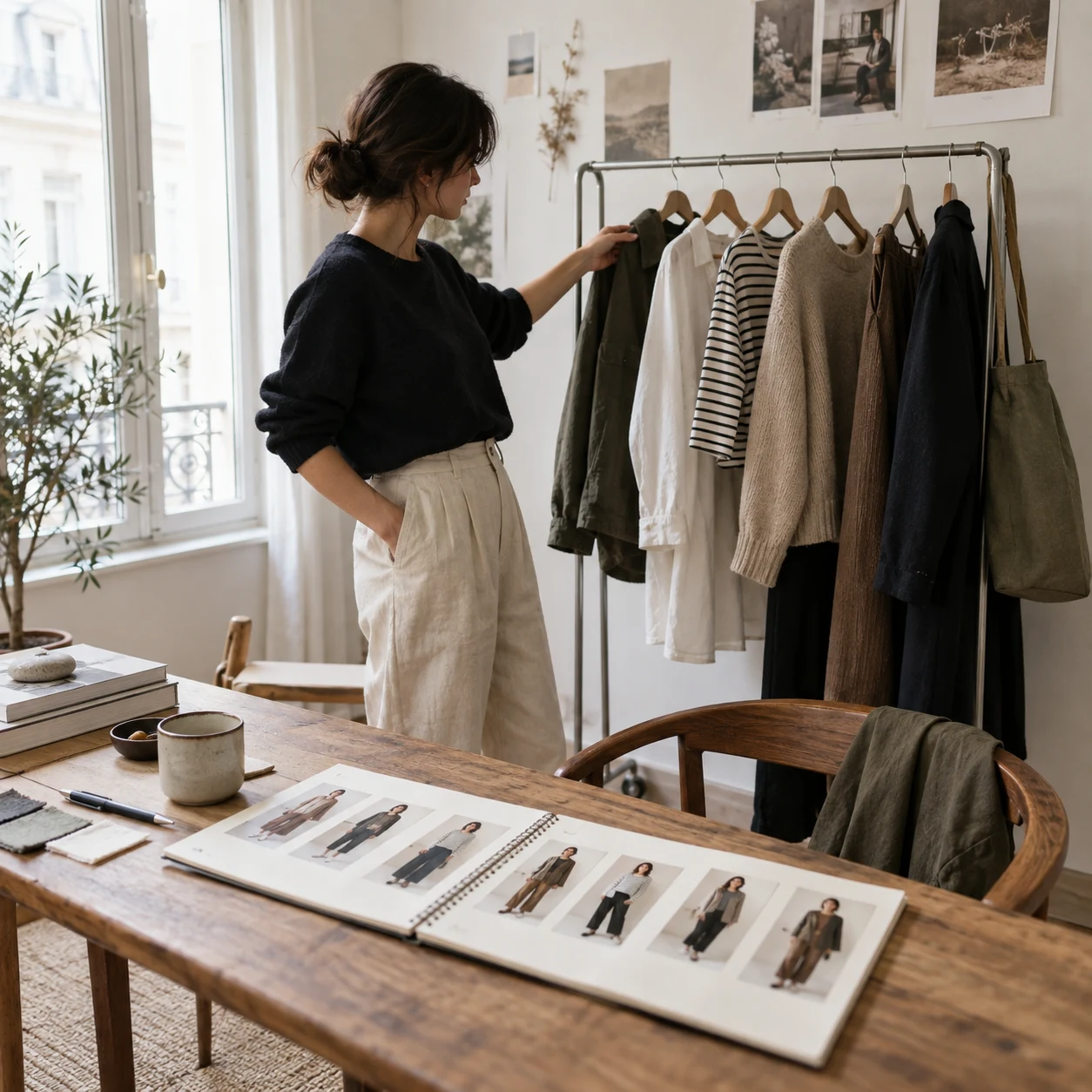 A week of outfits from a small rail