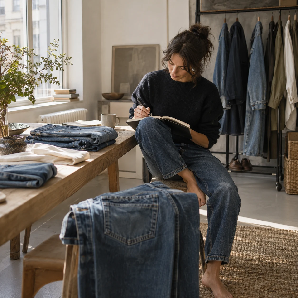 Living with denim between washes