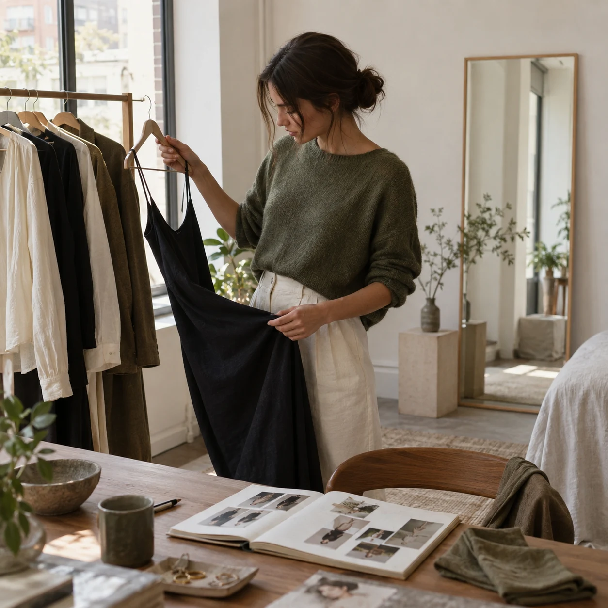 An occasion outfit with familiar pieces