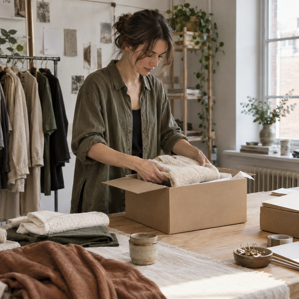 Packing an order without unnecessary layers