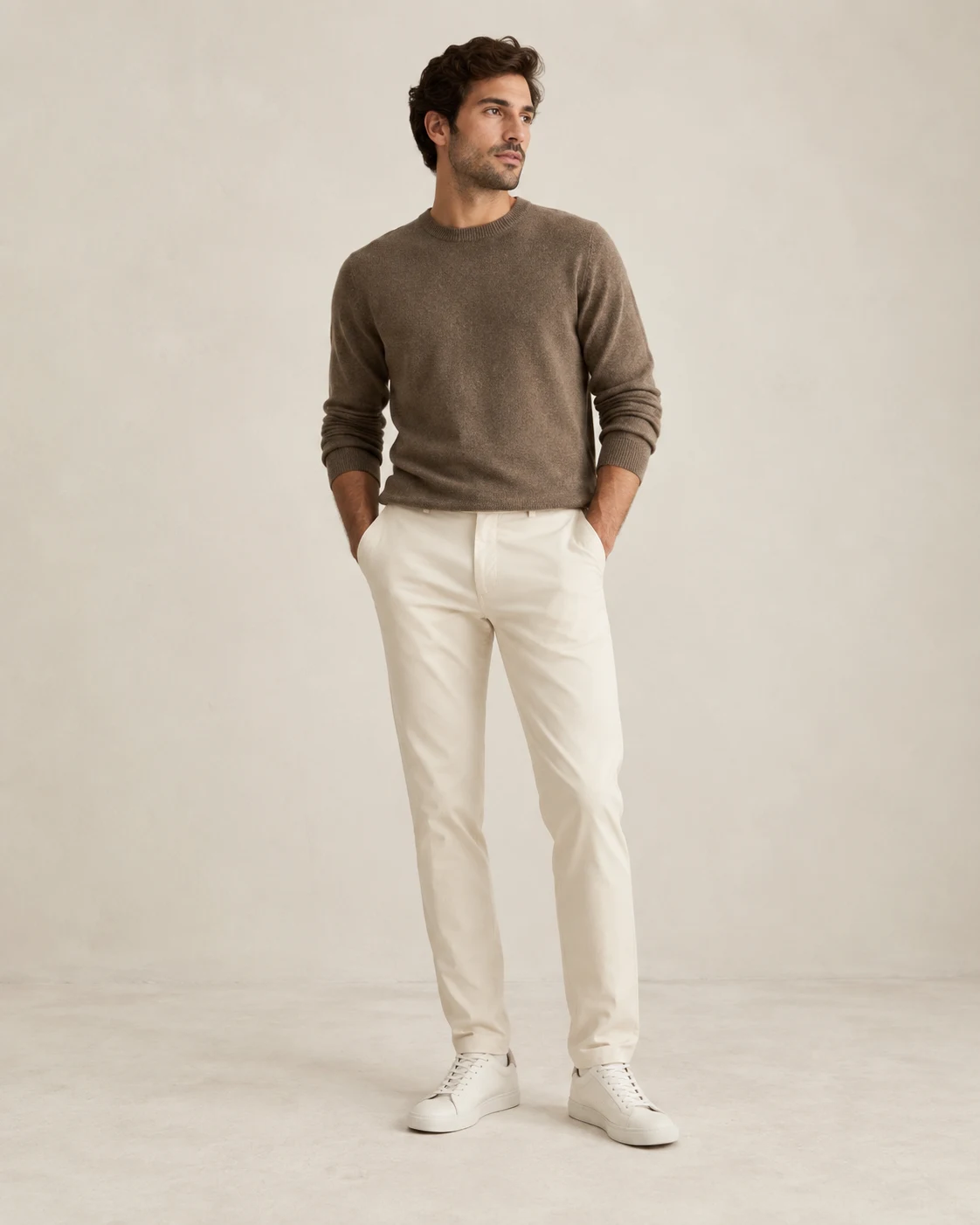 Yarrow Easy Trouser in Ecru
