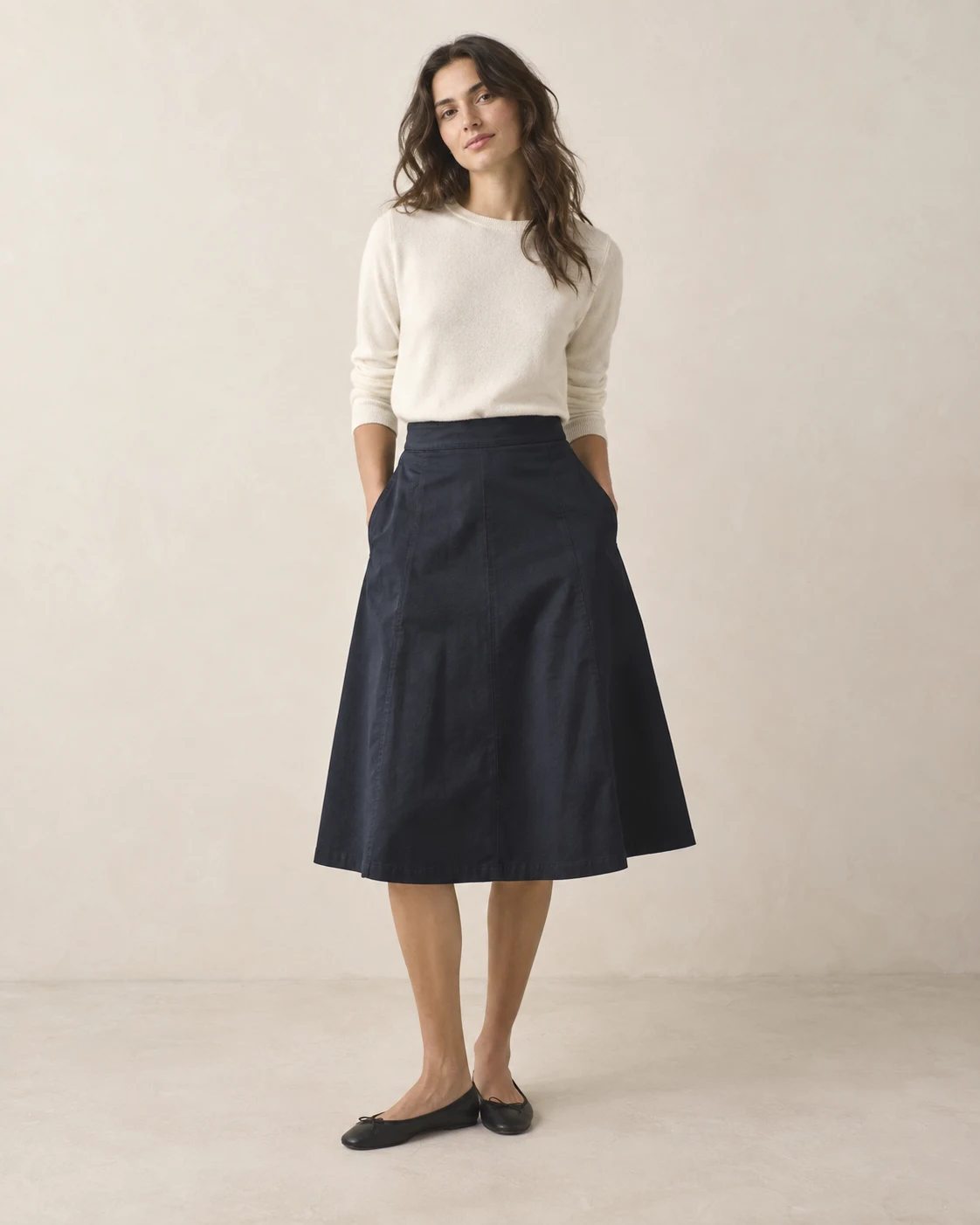 Maple Movement Skirt in Ink