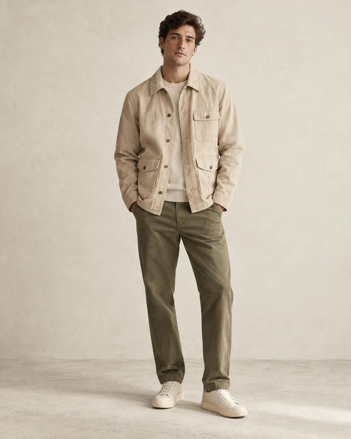Hather Utility Layer in Oat