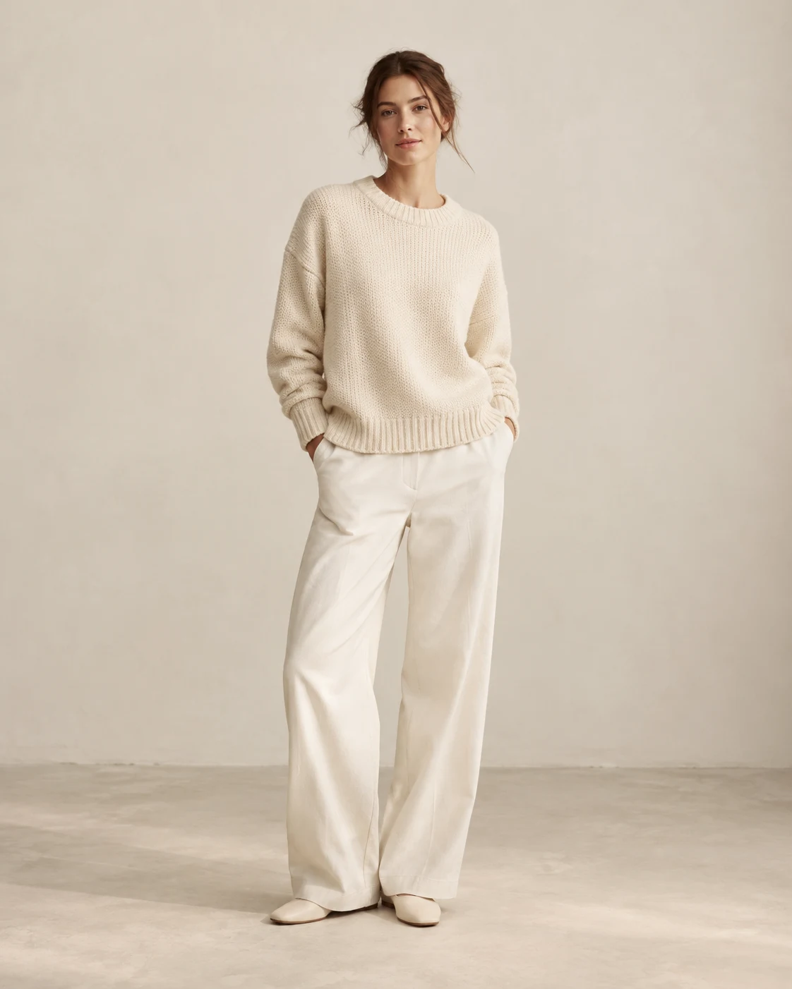 Dell Quiet Knit in Ecru