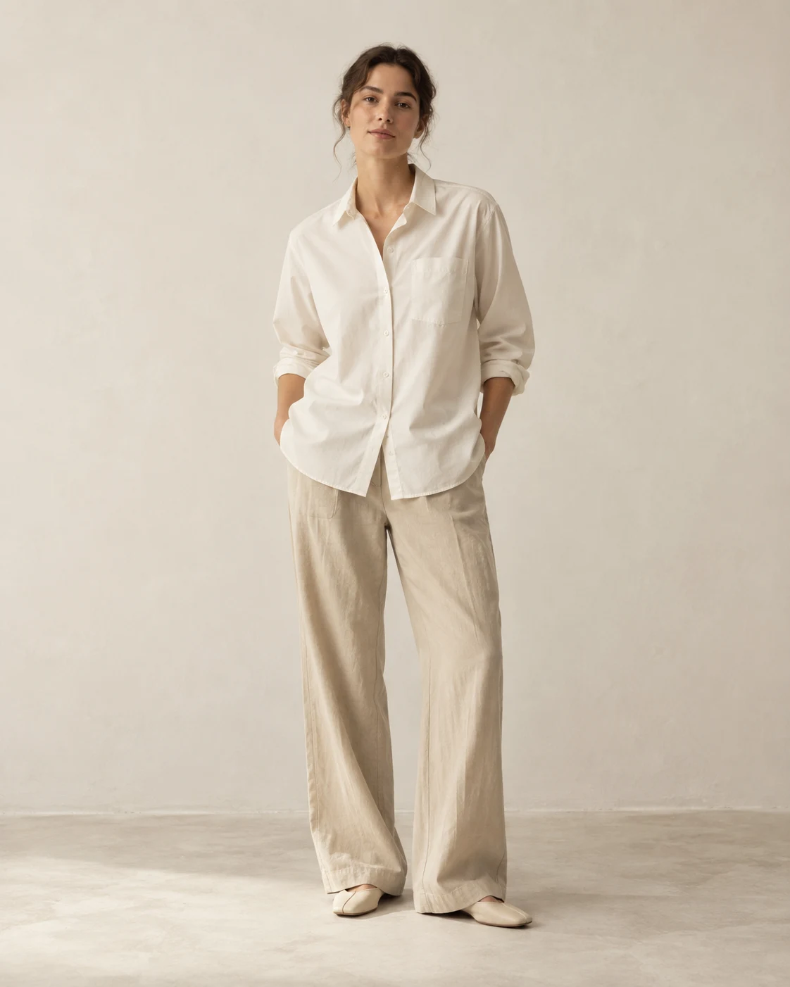 Elver Everyday Shirt in Ecru