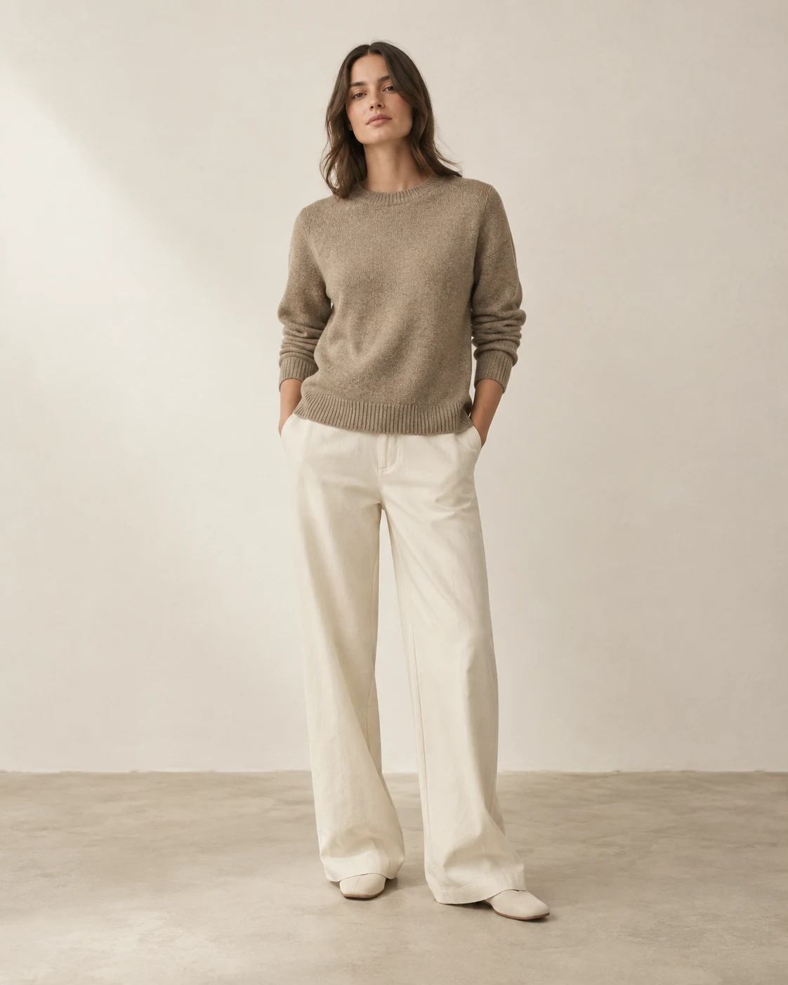 Cale Quiet Knit in Reed