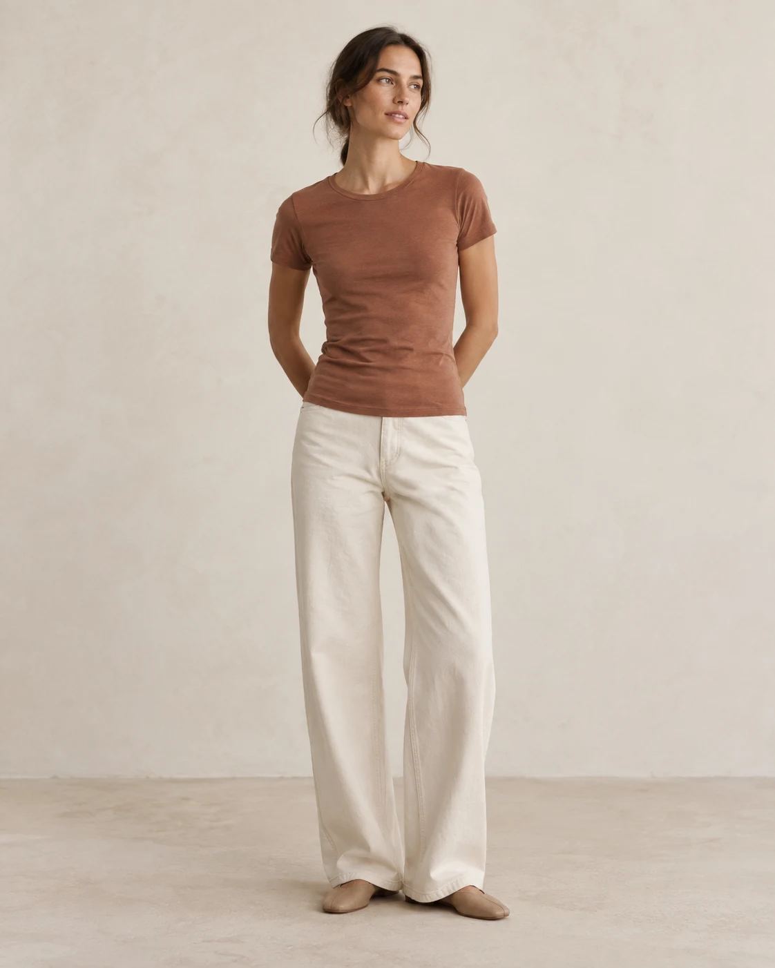 Sorrel Daily Jersey in Clay