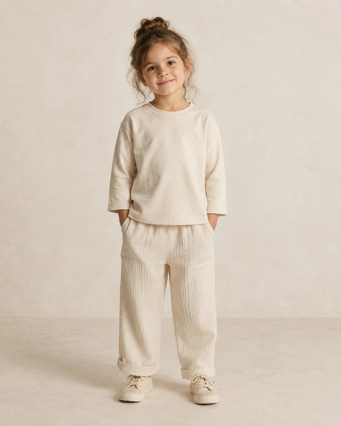 Kora Daily Jersey in Ecru