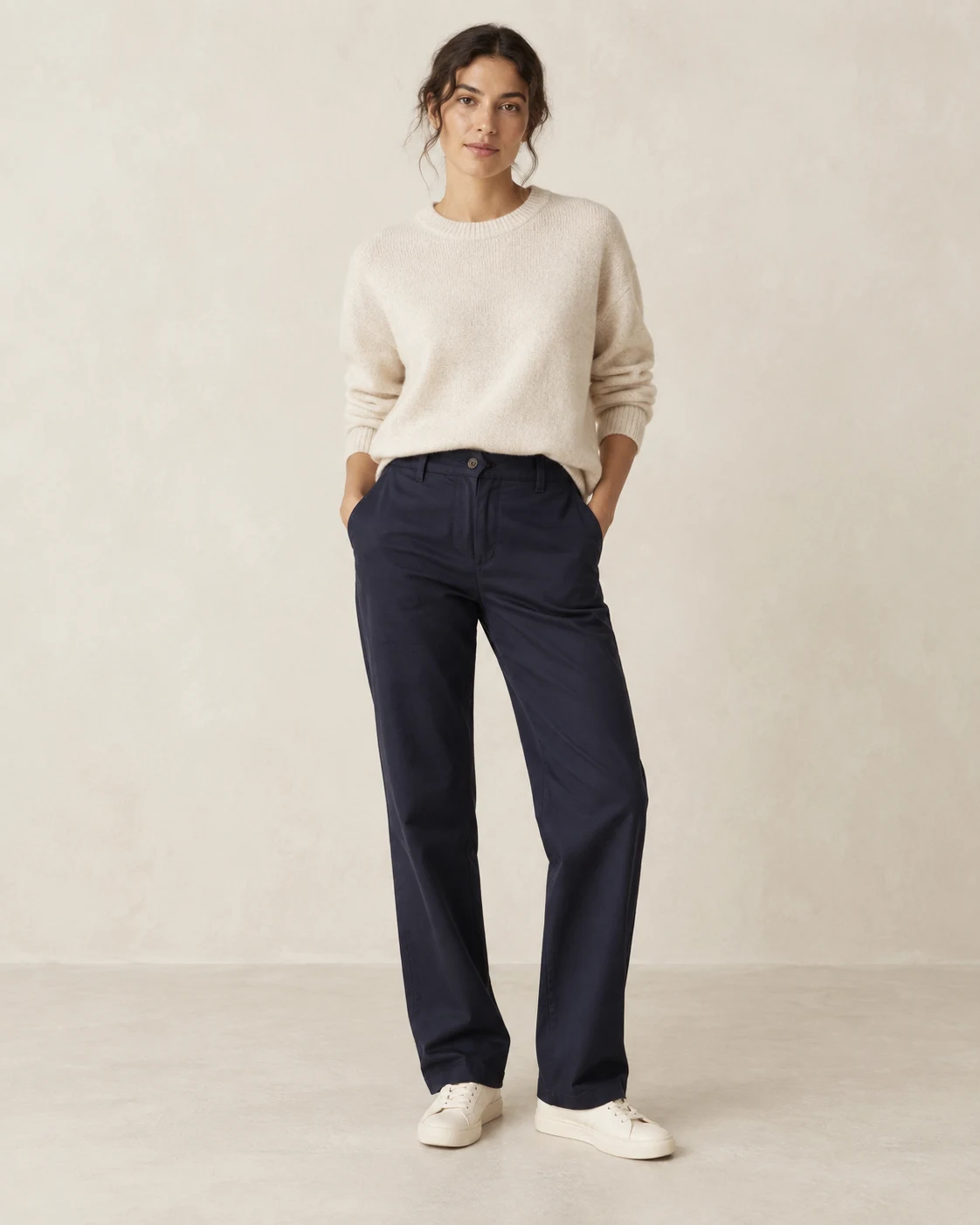 Glen Easy Trouser in Ink