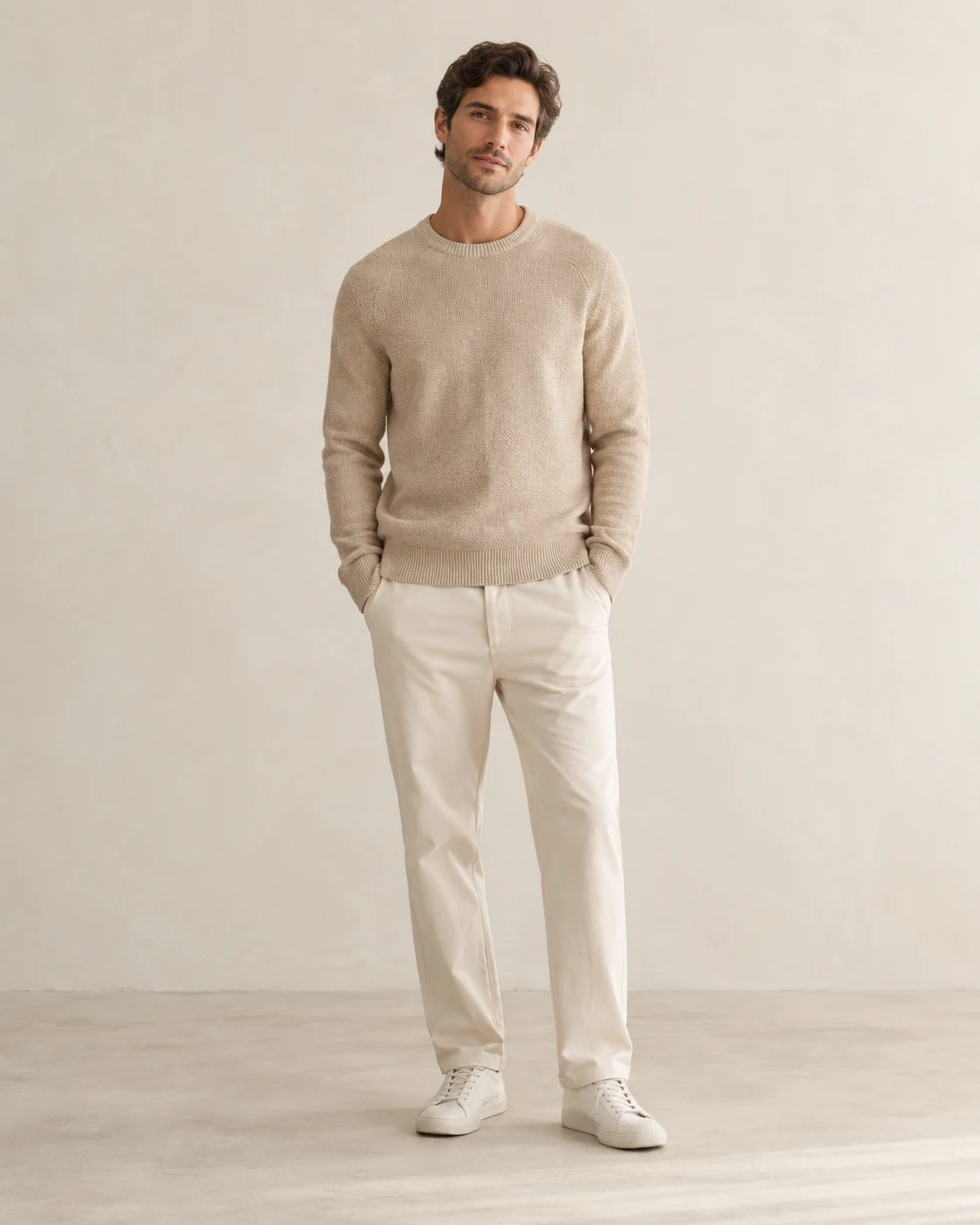 Willow Quiet Knit in Sand