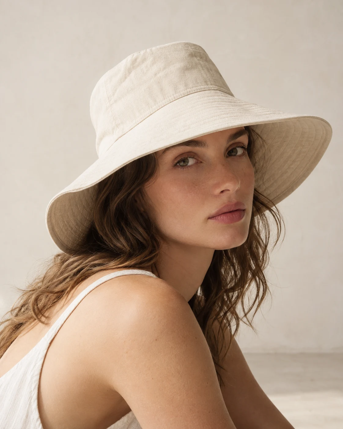 Penn Day Hat in Ecru