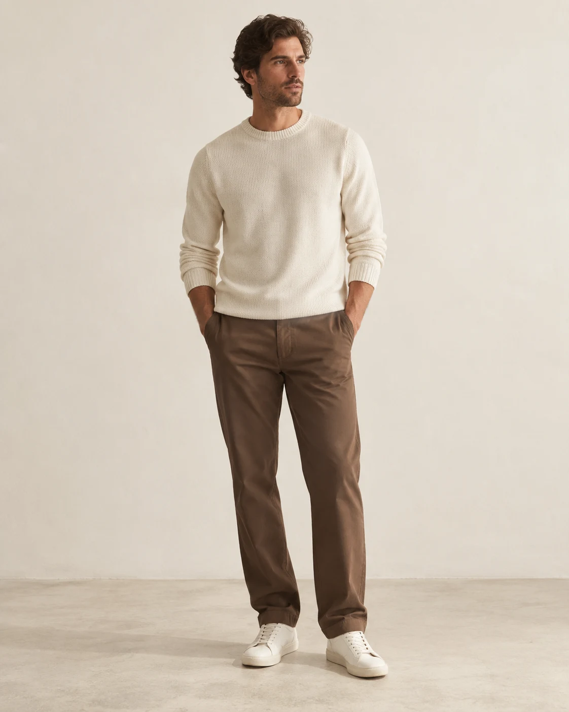 Alder Easy Trouser in Bark