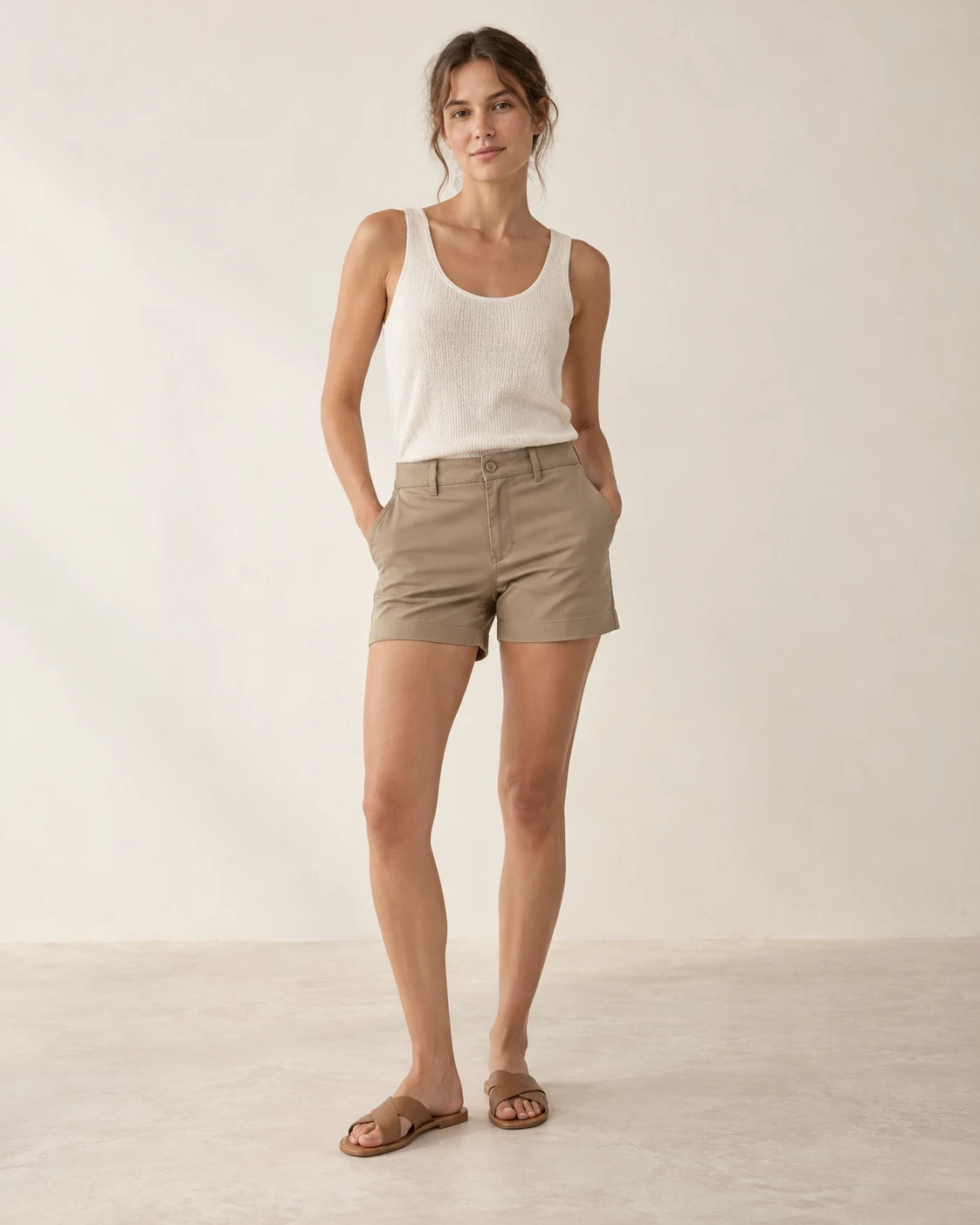 Kora Day Shorts in Reed