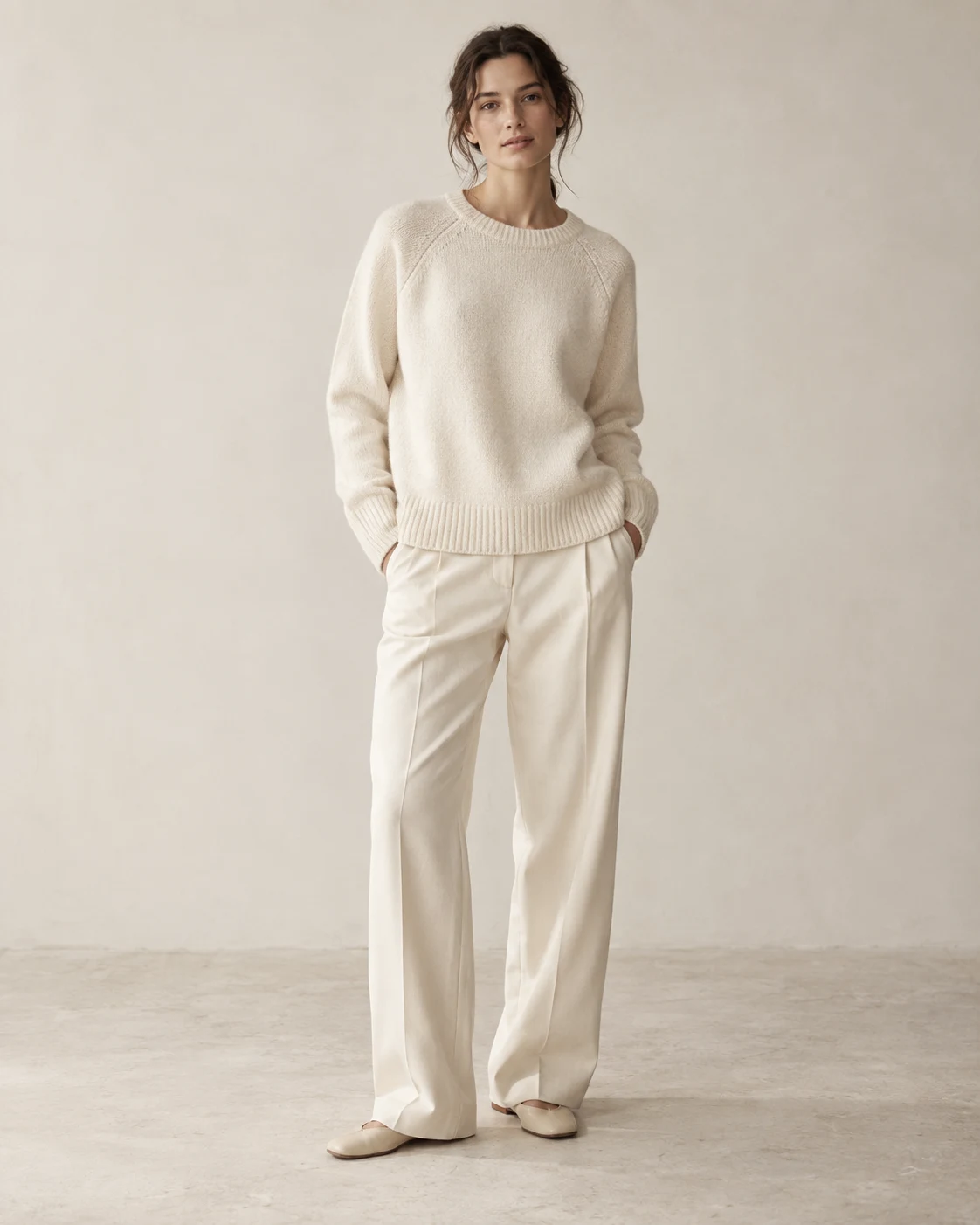 Lumen Quiet Knit in Ecru